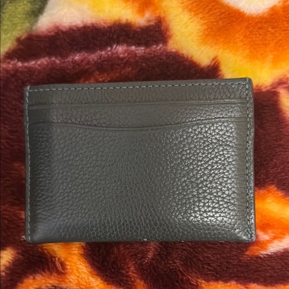 Coach Black Leather Card Holder - Picture 2 of 4